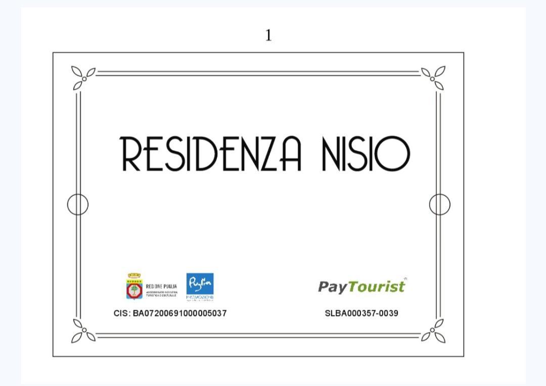 Residenza Nisio Villa Bari Cameră foto